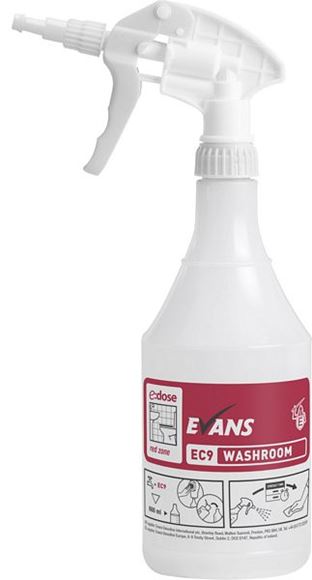 Picture of EC9 RED ZONE EMPTY BOTTLE COMPLETE |Complete