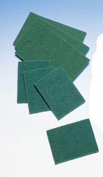 Picture of BUDGET 9x6 GREEN SCOURERS |Pack 10