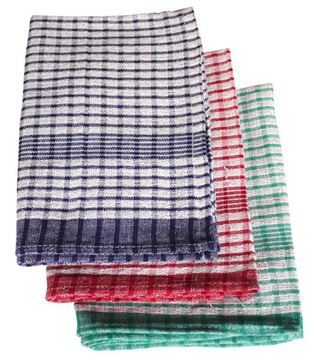 Picture of CHECK COTTON TEA TOWELS |Pack 10