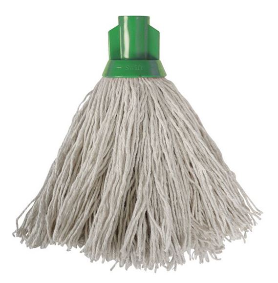 Picture of No16 TWINE SOCKET MOPHEADS GREEN |Pack 10