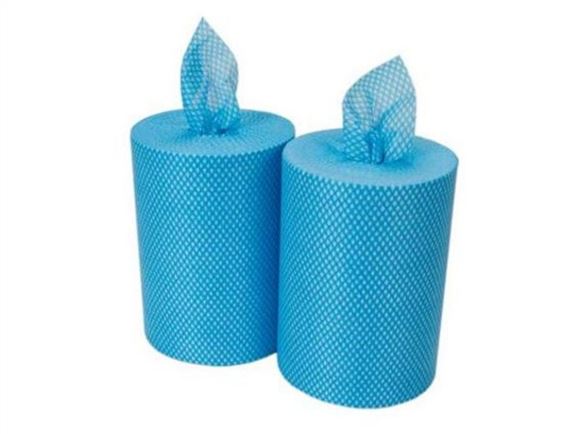 Picture of LIGHTWEIGHT ALL PURPOSE CLOTH BLUE ROLL |Pack 6