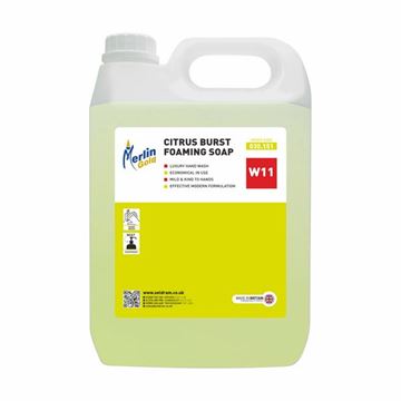 Picture of MERLIN W11 CITRUS BURST FOAMING HAND SOAP |2x5ltr