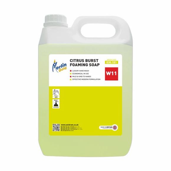 Picture of MERLIN W11 CITRUS BURST FOAMING HAND SOAP |2x5ltr