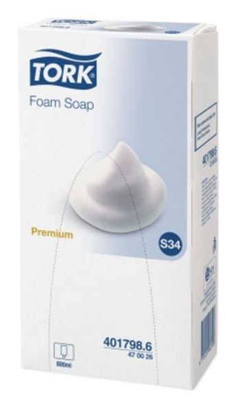 Picture of TORK (S34) DERMATOLOGICAL FOAMING SOAP |6x800ml