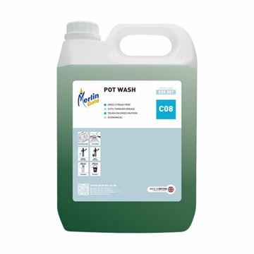 Picture of MERLIN C08 POT WASH |2x5ltr