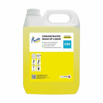 Picture of MERLIN C03 CONCENTRATED WASHING UP LIQUID |2x5ltr