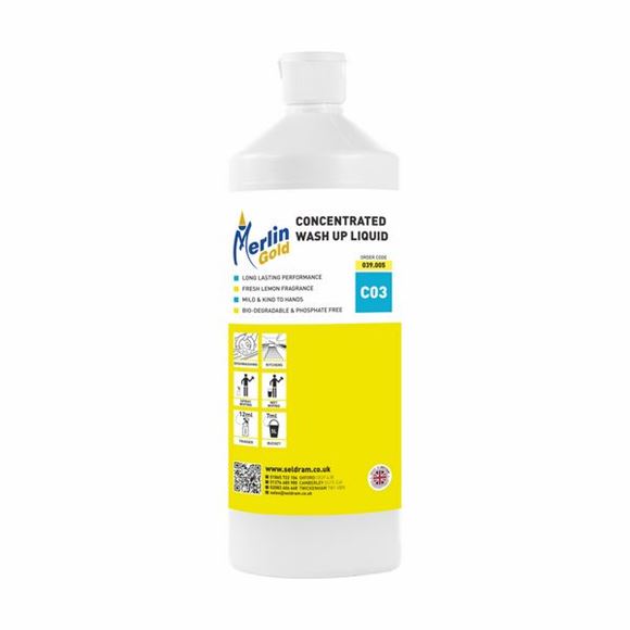 Picture of MERLIN C03 CONCENTRATED WASHING UP LIQUID |6x1ltr