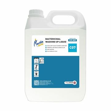 Picture of MERLIN C07 BACTERICIDAL WASHING UP LIQUID |2x5ltr