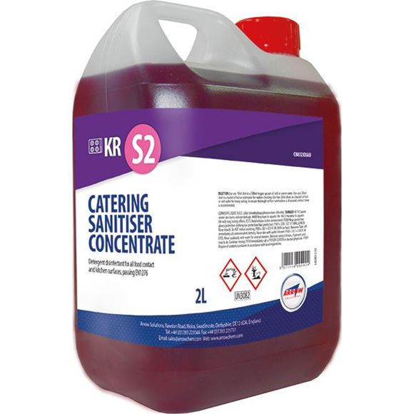 Picture of ARROWS KR S2 CATERING SANITISER CONCENTRATE |2x2ltr