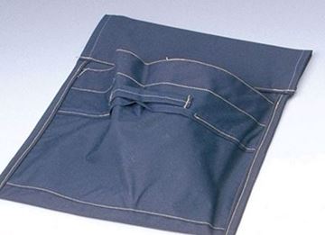 Picture of NYLON SOFT BLUE & BLACK POUCH |Each