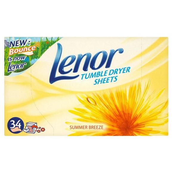 Picture of LENOR SUMMER BREEZE FABRIC SOFT SHEETS |Ctn 12