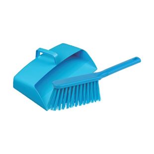 Picture of ENCLOSED DUSTPAN & BRUSH SET BLUE |Set