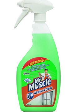 Picture of MR MUSCLE GLASS & MIRROR TRIGGER BOTTLE |6x750ml