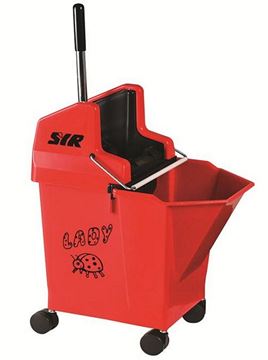 Picture of LADYBUG LIGHTWEIGHT BUCKET & WRINGER RED |Each