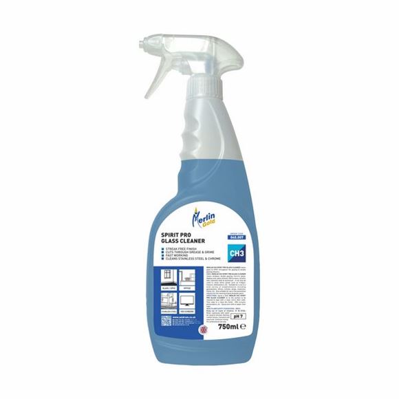 Picture of MERLIN CH3 SPIRIT PRO GLASS CLEANER |6x750ml