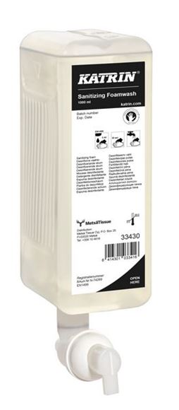 Picture of KATRIN FOAMING SOAP UNPERFUMED ANTIBAC 1000ml |6x1ltr
