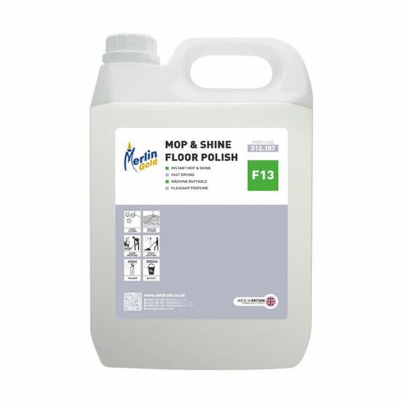 Picture of MERLIN F13 MOP & SHINE FLOOR POLISH |2x5ltr
