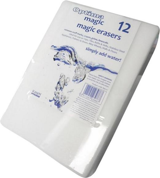 Picture of MAGIC SPONGE ERASER GRAFFITI PADS |Pack 10