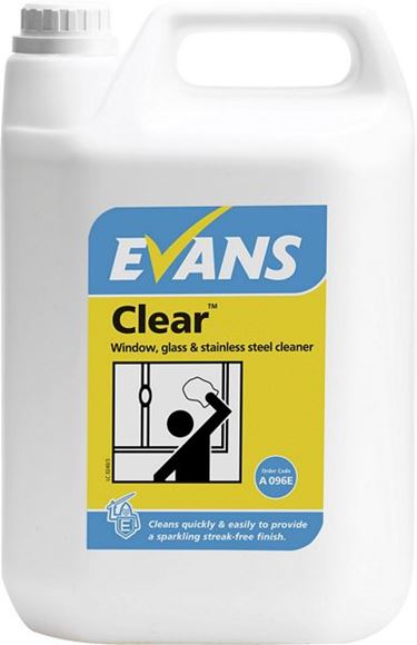 Picture of EVANS CLEAR GLASS & MIRROR CLEANER RTU |5ltr