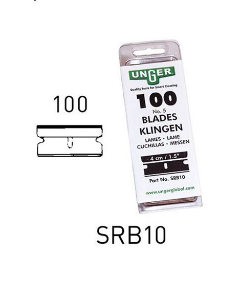 Picture of 1in 4cm REPLACEMENT HD SCRAPER BLADES SRB10 |Pack 100