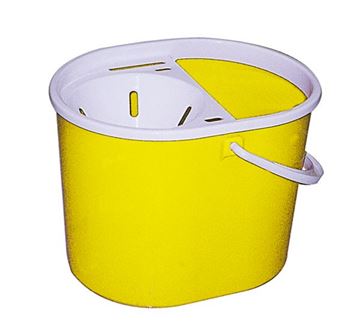 Picture of BUDGET FUNNEL MOP BUCKET 7ltr YELLOW |Each