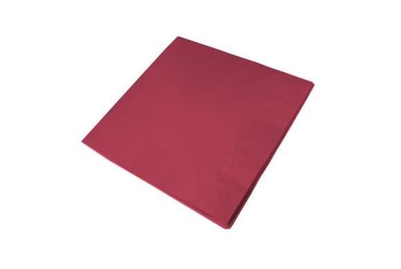 Picture of 40/2PLY BURGUNDY NAPKINS |Ctn 2000