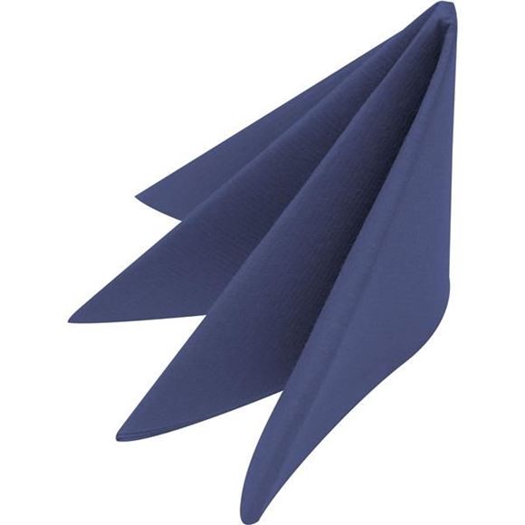 Picture of SWANSOFT CLASSIC INDIGO NAVY BLUE NAPKINS |Ctn 500