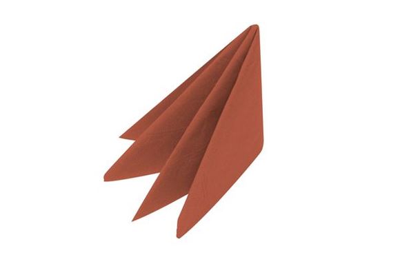 Picture of SWANSOFT CLASSIC TERRACOTTA NAPKINS |Ctn 500