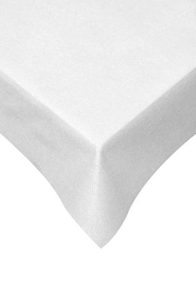 Picture of WHITE BASIC TABLE COVERS 90cm |Ctn 250