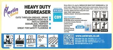 Picture of MERLIN HD KITCHEN DEGREASER RTU LABELS |Ctn 10