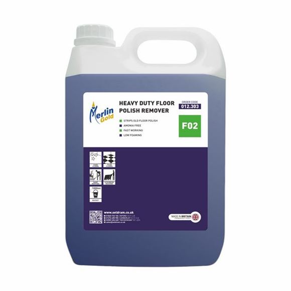 Picture of MERLIN F02 HD FLOOR POLISH REMOVER |2x5ltr
