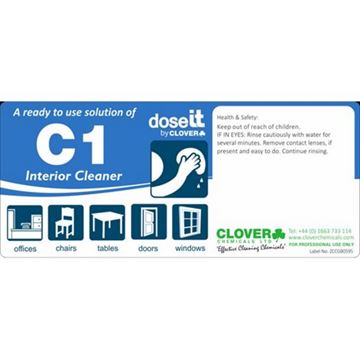 Picture of DOSEIT C1 INTERIOR CLEANER LABEL |Ctn 10