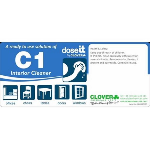 Picture of DOSEIT C1 INTERIOR CLEANER LABEL |Ctn 10