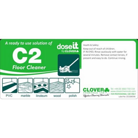 Picture of DOSEIT C2 FLOOR CLEANER LABEL |Ctn 10