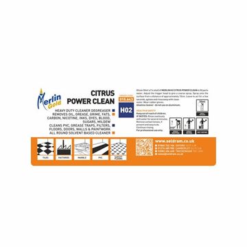 Picture of MERLIN CITRUS POWER CLEAN HD CLEANER RTU LAB |Ctn 10