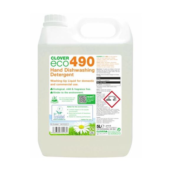 Picture of ECO 490 WASHING UP LIQUID |2x5ltr