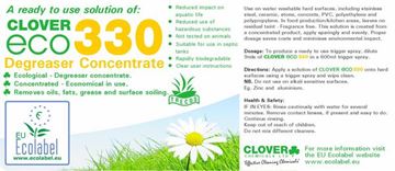 Picture of ECO 330 CONCENTRATE DEGREASER RTU LABEL |Each