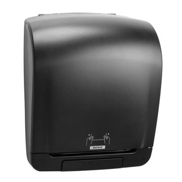 Picture of KATRIN ROLL TOWEL SYSTEM DISPENSER BLACK |Each