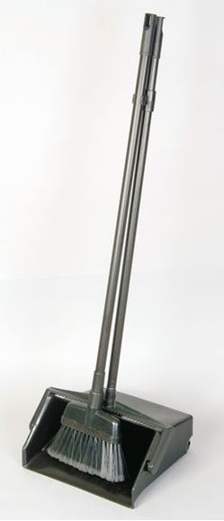 Picture of OPEN LOBBY DUSTPAN & BRUSH SET BLACK |Set