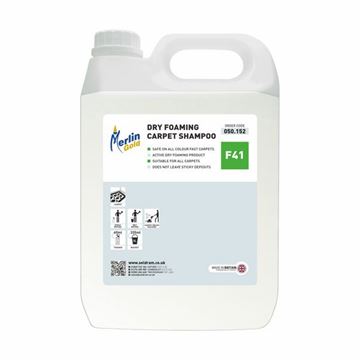 Picture of MERLIN F41 DRY FOAMING CARPET SHAMPOO |5ltr