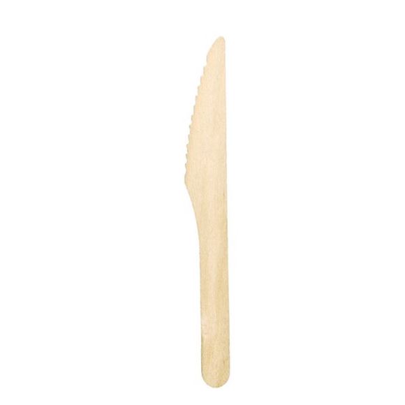 Picture of WOODEN DISPOSABLE KNIVES 165MM |Ctn 10x100