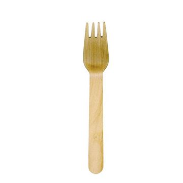 Picture of WOODEN DISPOSABLE FORKS 155MM |Ctn 10x100