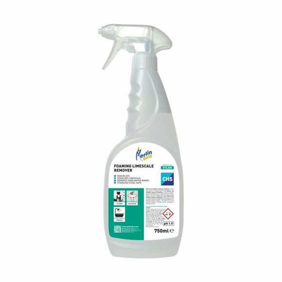 Picture of MERLIN CH5 FOAMING LIMESCALE REMOVER |6x750ml