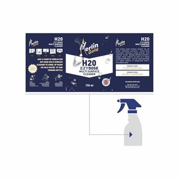 Picture of MERLIN EZY DOSE H20 MULTIPURPOSE CLEANER LBL |Ctn 10