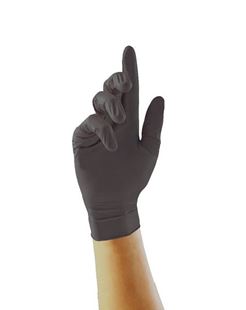 Picture of NITRILE BLACK POWDER FREE GLOVES SMALL |Box 100