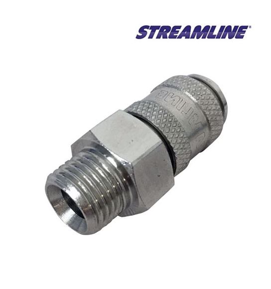 Picture of MALE FEMALE SS MICROBORE COUPLING Q21FM |Pack 2