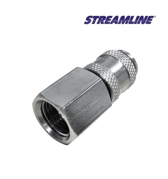 Picture of FEMALE SS MICROBORE COUPLING Q21FF |Pack 2