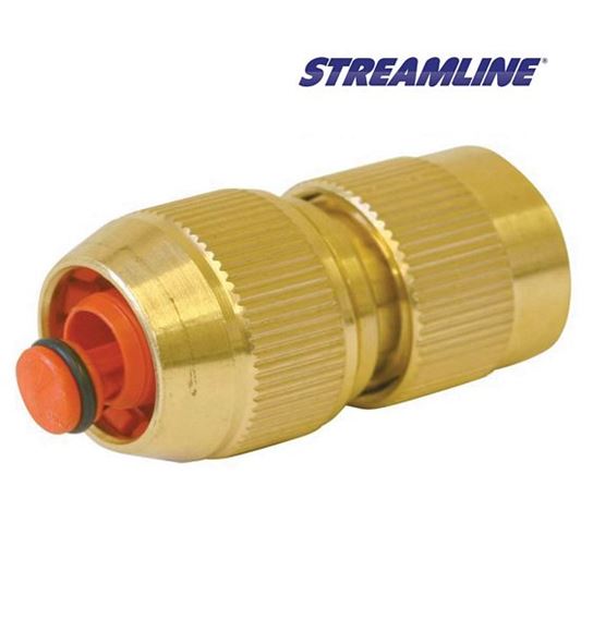 Picture of BRASS STOP CONNECTOR BHC.N |Each