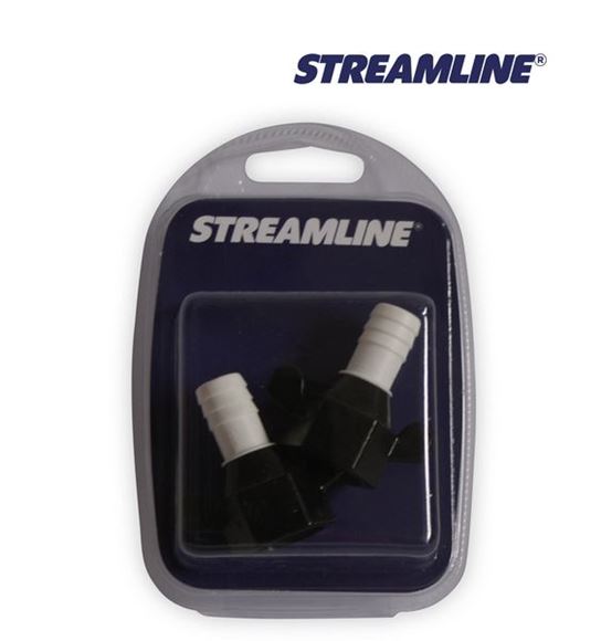 Picture of NYLON STRAIGHT HOSEREEL  CONNECTOR NSNS1212 |Pack 2