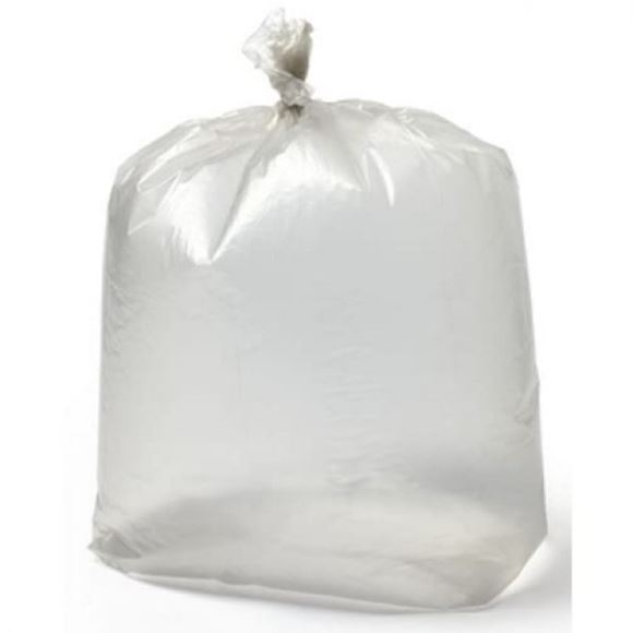 Picture of MEDIUM DUTY VIRGIN CLEAR REFUSE SACK |Ctn 200